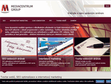 Tablet Screenshot of mediacentrum.cz